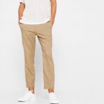 Slim Fit Cropped Pants