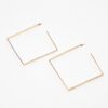Square Hoop Earrings - Image 4
