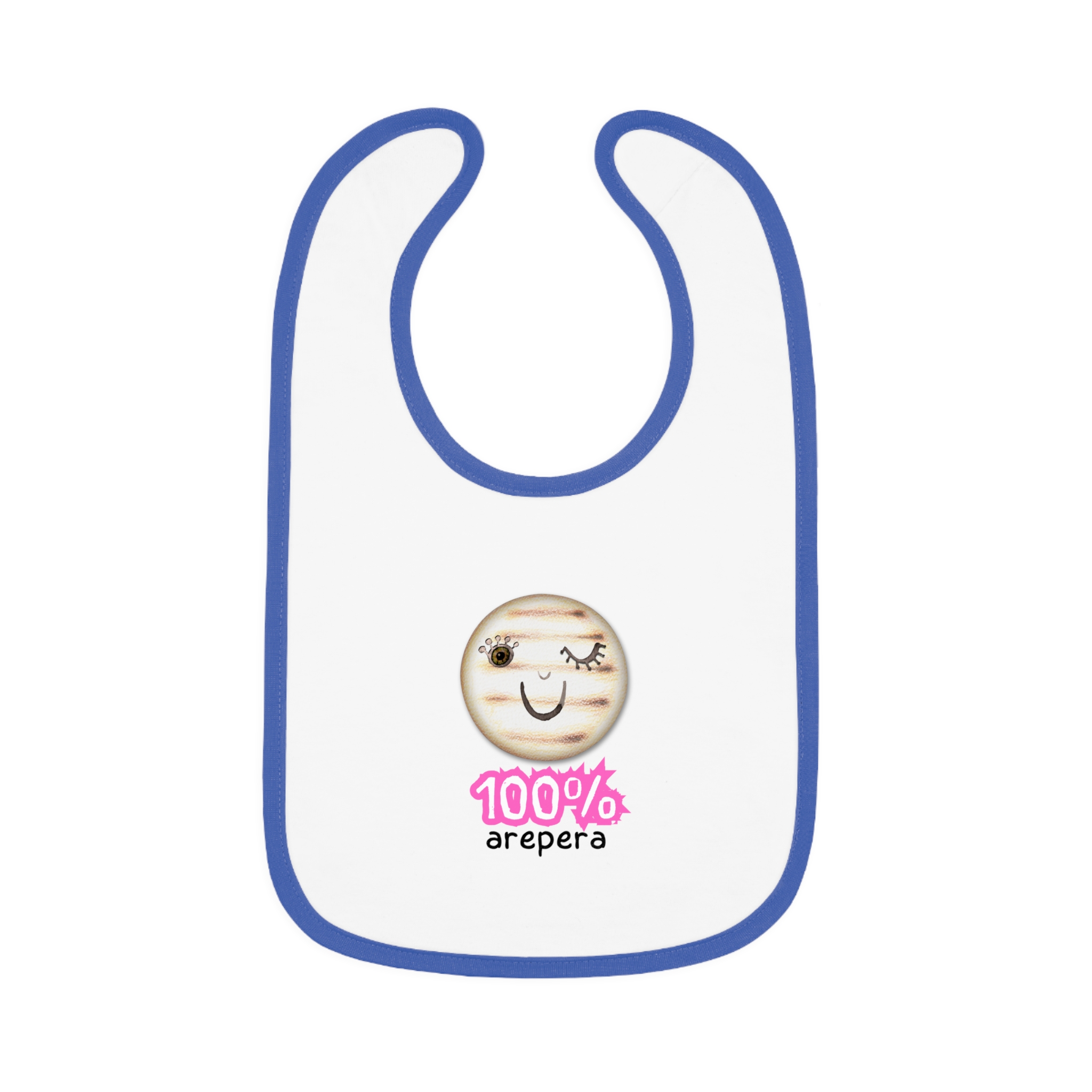 Modelo 12 Babero 100% arepero Modelo RS. Baby Contrast Trim Jersey Bib - Image 14
