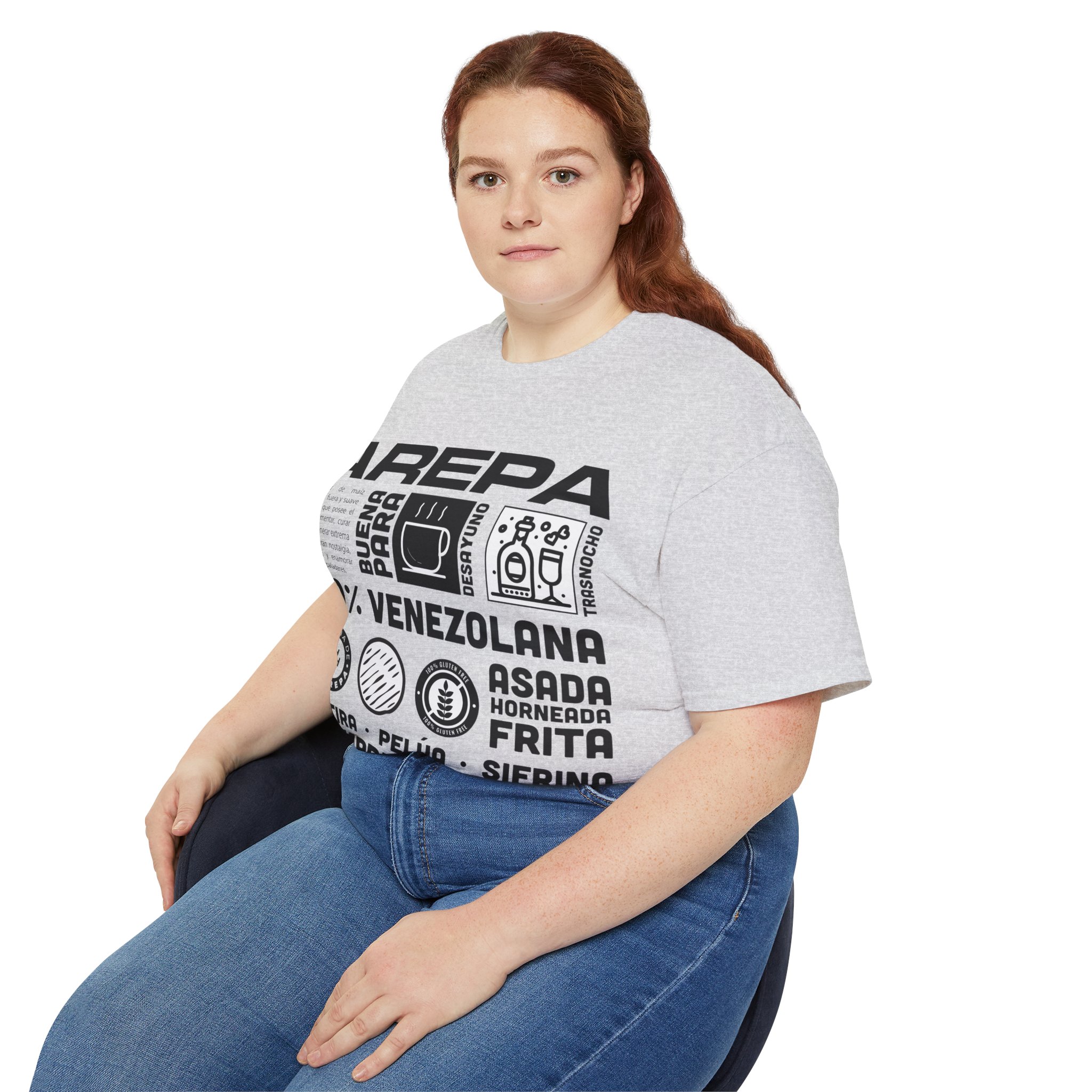 Modelo 01 light arepa venezolana - Unisex Ultra Cotton Tee - Image 22