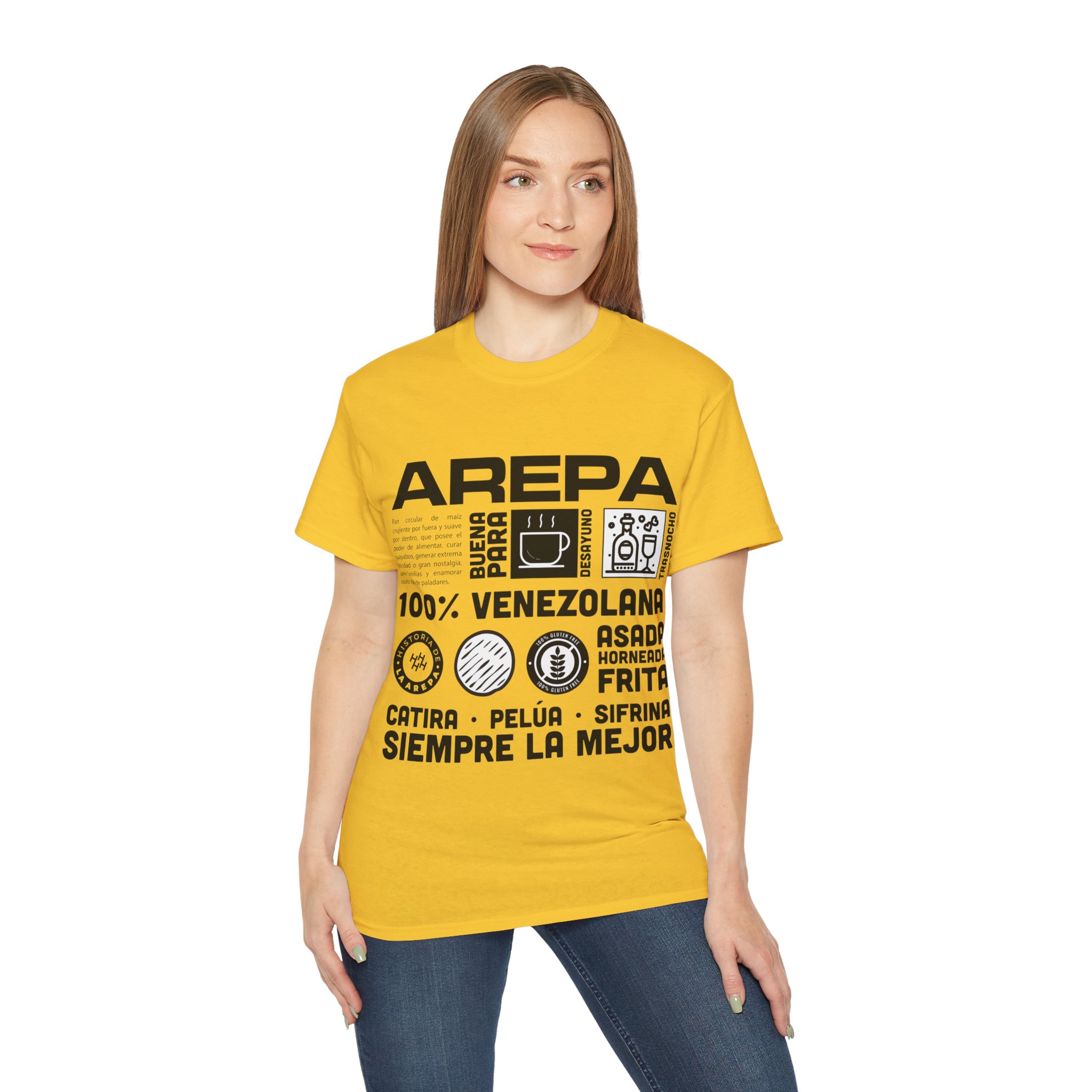 Modelo 01 light arepa venezolana - Unisex Ultra Cotton Tee - Image 27