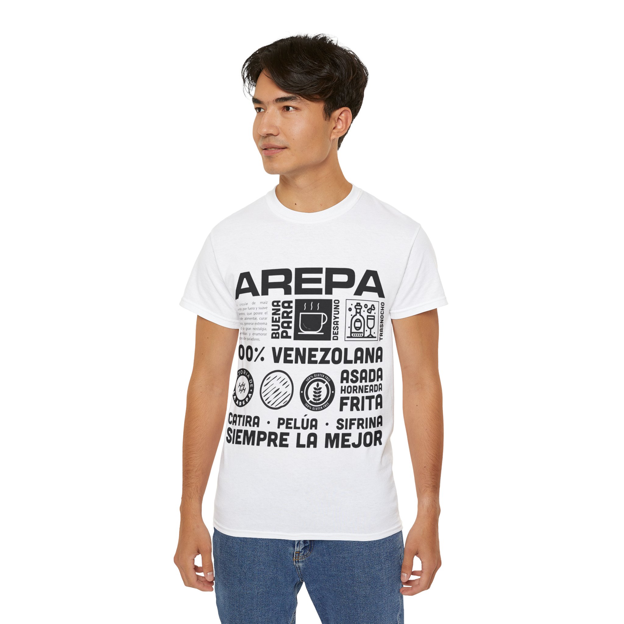 Modelo 01 light arepa venezolana - Unisex Ultra Cotton Tee - Image 7