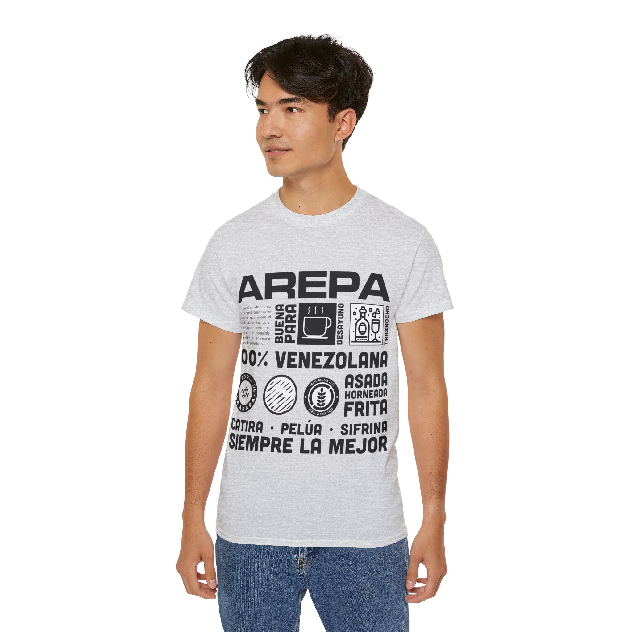 Modelo 01 light arepa venezolana - Unisex Ultra Cotton Tee - Image 18