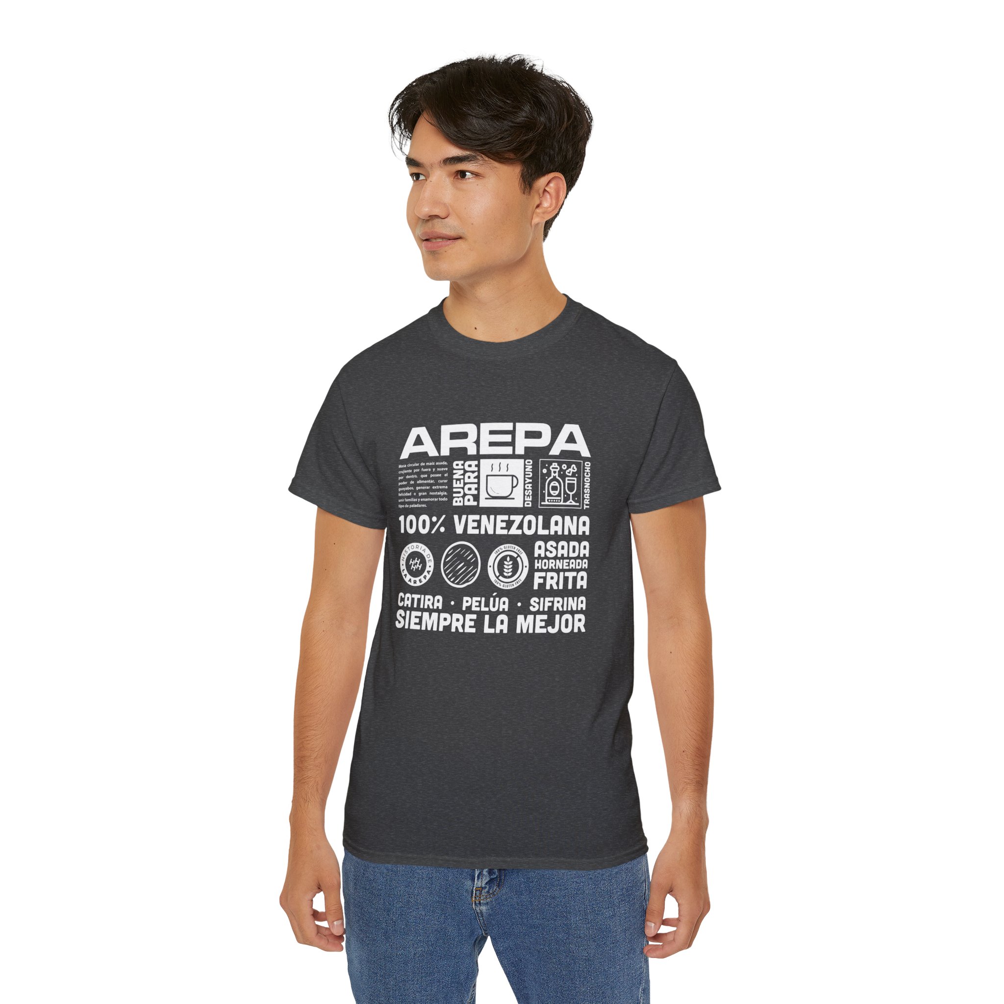 Modelo 01 dark arepa venezolana - Unisex Ultra Cotton Tee - Image 18