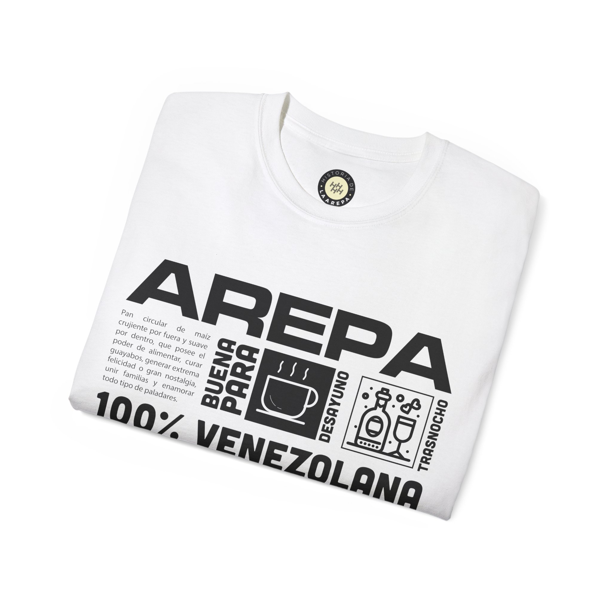 Modelo 01 light arepa venezolana - Unisex Ultra Cotton Tee - Image 4
