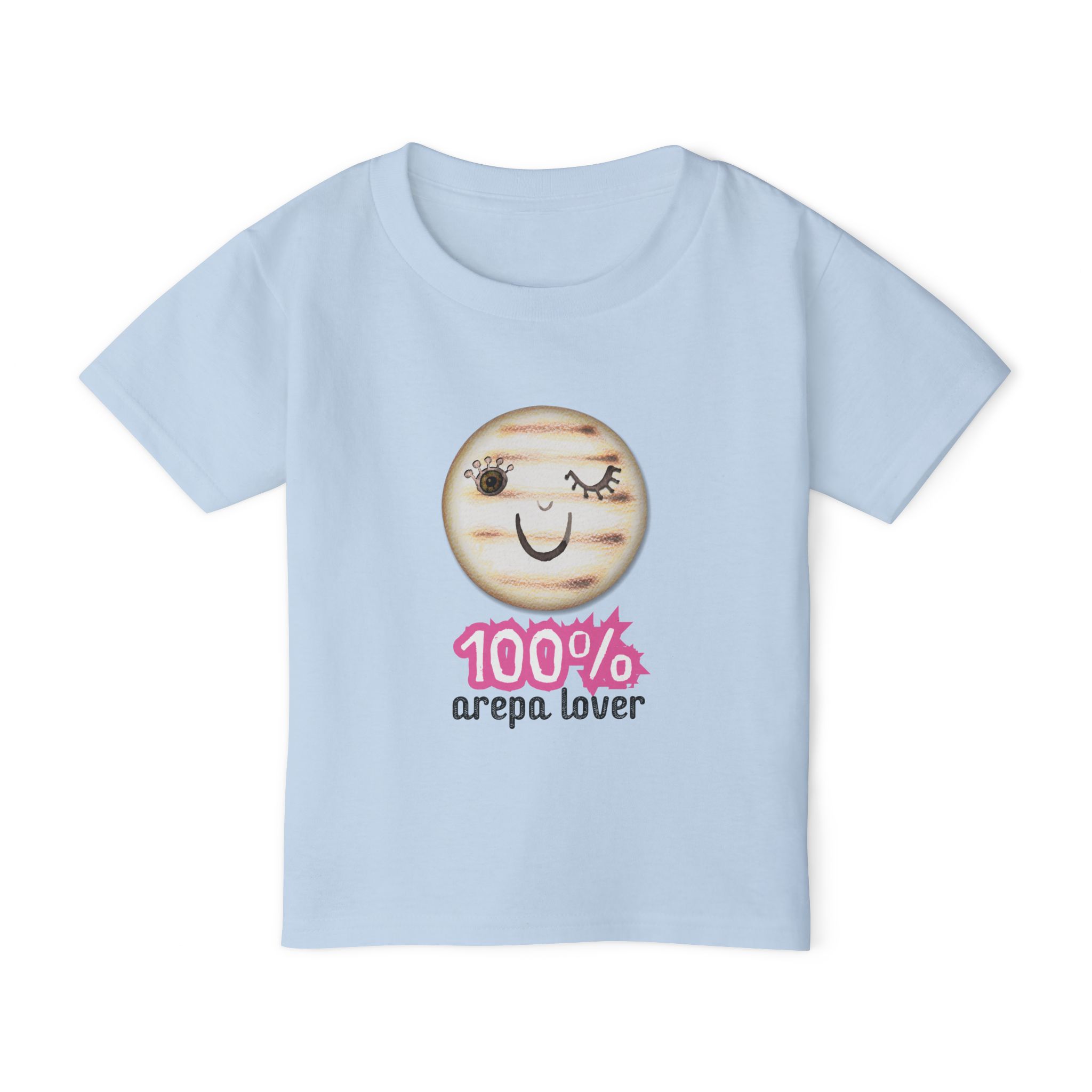Copy of Modelo 11 - 100% Arepa lover Heavy Cotton™ Toddler T-shirt - Image 9