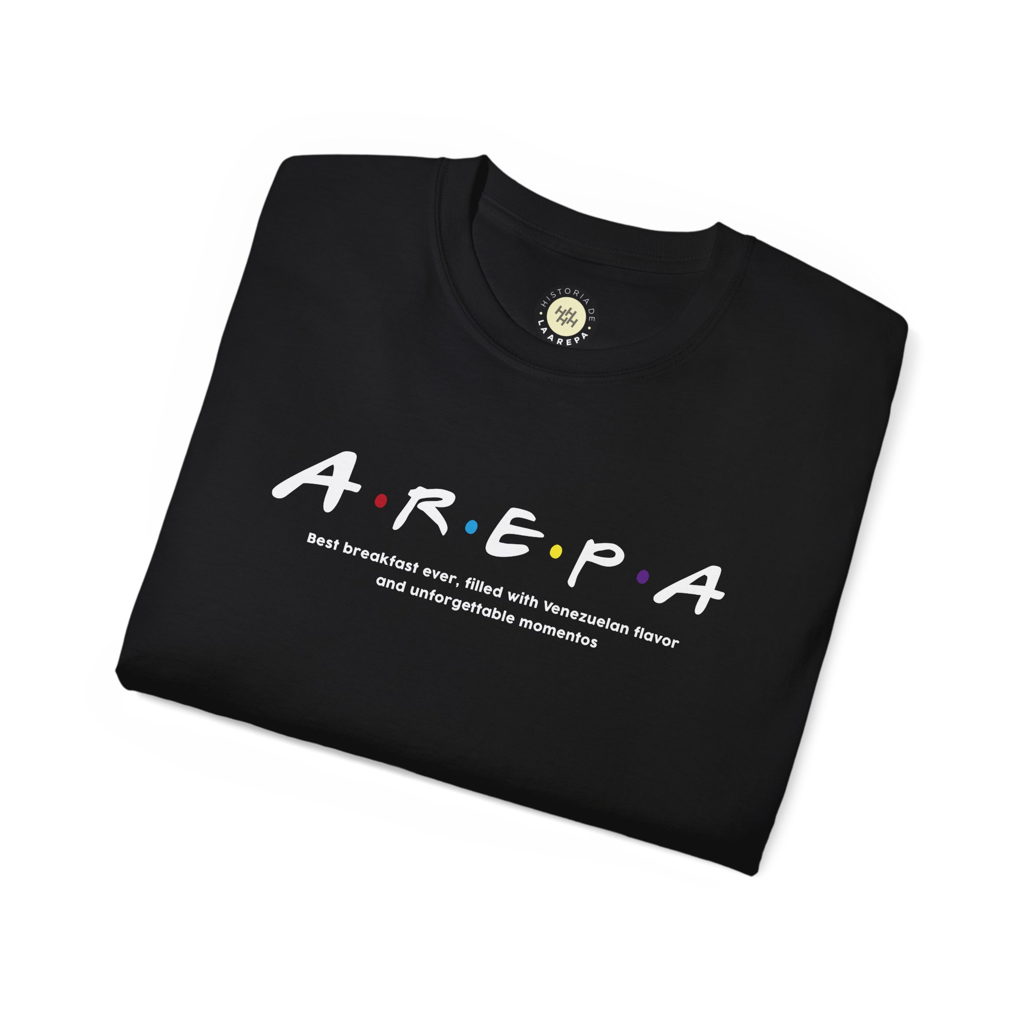 Modelo 6 Arepa Friends dark - Unisex Ultra Cotton Tee - Image 4
