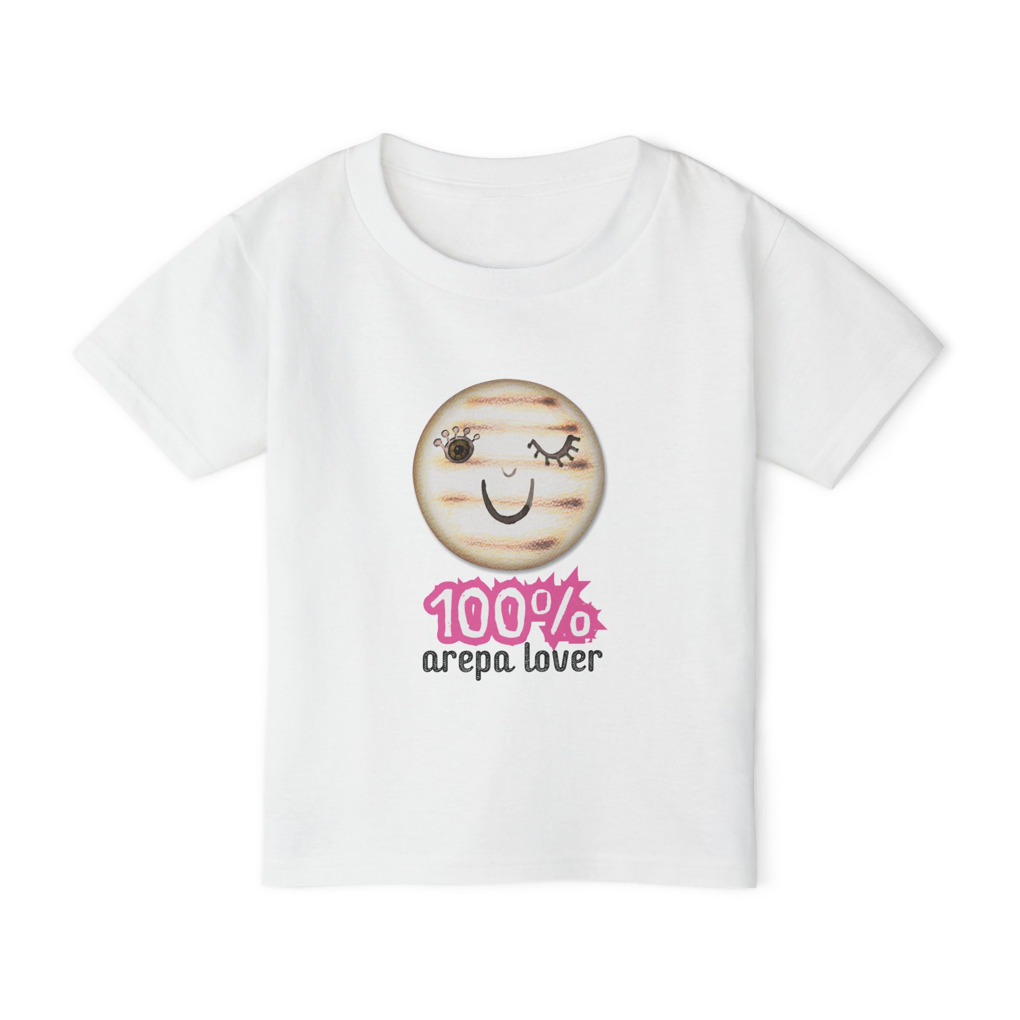 Modelo 11 - 100% Arepa lover Heavy Cotton™ Toddler T-shirt - Image 5